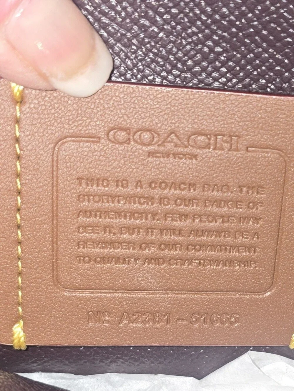 Coach Black Embossed Logo Leather Satchel with Crossbody Strap